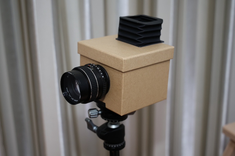 handmade camera obscura