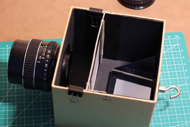 handmade camera obscura